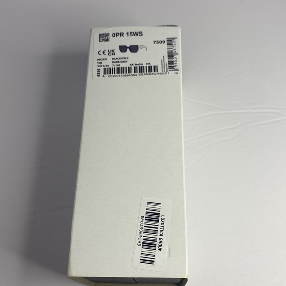 💯 - New  - BRAND NEW PRADA PR 15WS 09Q5S0 White/Black Women Sunglasses - Picture 17 of 17